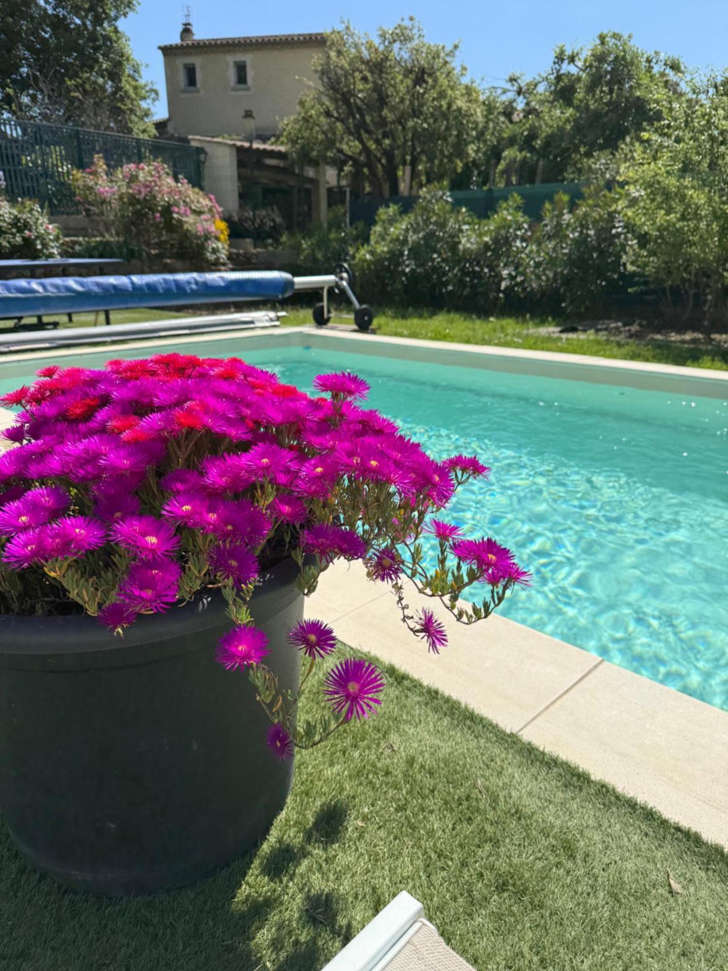 Gite Climatise Avec Piscine Sur Les Hauteurs De Bollène מראה חיצוני תמונה
